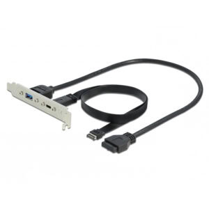 Cable adaptador de ranura USB 3.1 tipo E a USB C, 20 pines a USB A