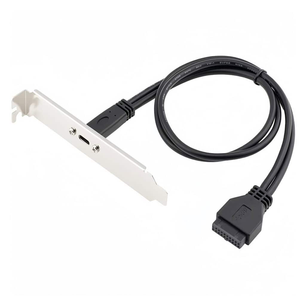 FSP5109-1.jpg Кабель-адаптер USB 3.0 20PIN Female to USB Type-C Slot Plate