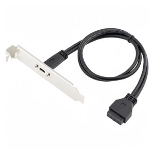 Кабель-адаптер USB 3.0 20PIN Female to USB Type-C Slot Plate