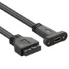 FSP5109-4.jpg Кабель-адаптер USB 3.0 20PIN Female to USB Type-C Slot Plate