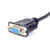FSP2040-VGAパネルマウントケーブル VGA HD15 ケーブル メス-メス