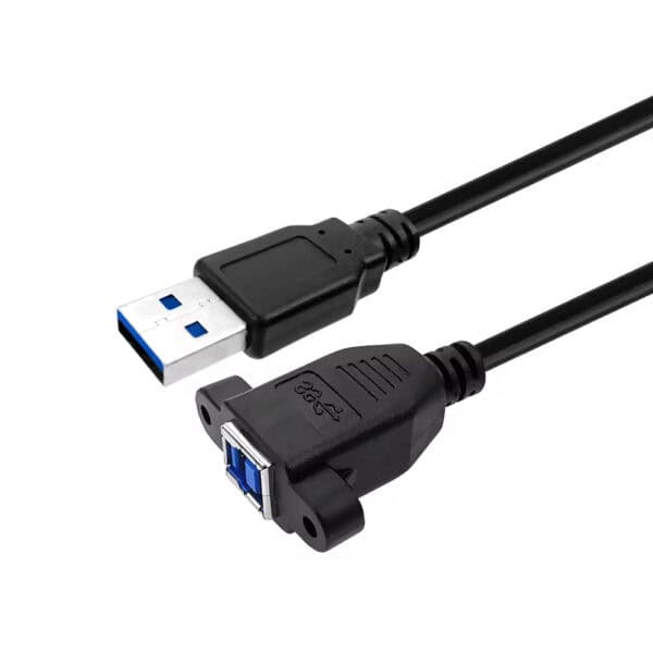 كابل تمديد USB 3.0 A إلى B مثبت على اللوحة