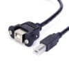 Cable de extensión para montaje en panel USB-B.jpg Cable USB 2.0 B para montaje en panel
