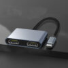 FS16627A-2 MST SSL Hub 2 в 1 4K USB-C на двойной HDMI адаптер