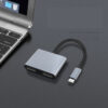FS16627A-3 MST SSL Hub 2 в 1 4K USB-C на двойной HDMI адаптер
