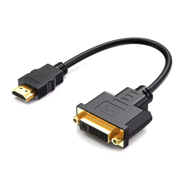 كابل محول من ذكر إلى أنثى HDMI إلى DVI-I