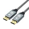FS12004A-5 Displayport から Displayport 1.4 8K への編組メタルケーブル
