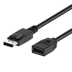 Cabo Displayport Macho para DisplayPort Fêmea DP MF
