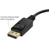 FS12101A (3) Adaptador DisplayPort para 4K HDMI 2.0 Fêmea