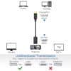 FS12101A (6) Adaptador DisplayPort para 4K HDMI 2.0 Fêmea
