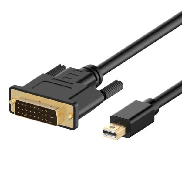 محول Mini DisplayPort 1.2 إلى DVI كابل محول Mini DP إلى DVI