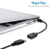 FS12404A (3) Adaptador Mini DP para DP Fêmea 4K 60hz