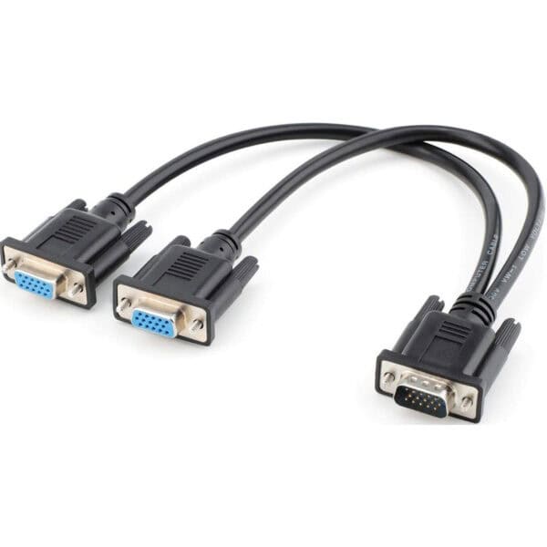 محول كابل مقسم VGA Y من ذكر إلى أنثى
