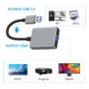 FS16202 (3) محول USB 3.0 إلى VGA محول فيديو متعدد الشاشات