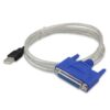 FS16236 (2) كابل طابعة USB إلى DB25 متوازي IEEE 1284