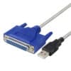 FS16236 (3) كابل طابعة USB إلى DB25 متوازي IEEE 1284