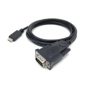 كابل محول تسلسلي USB C، RS232 DB9 التسلسلي