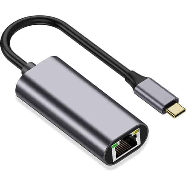 محول شبكة جيجابت إيثرنت من USB-C إلى RJ45