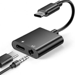 3,5-mm-USB-C-Audioadapter, Stecker auf Buchse, mit Ladefunktion