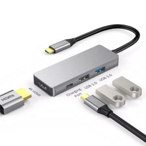 Адаптери-концентратори USB 3.0 USB-C до HDMI 4 в 1