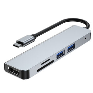 USB3.0 HDMI на USB Type C, SD TF 5 в 1 концентратор Combo
