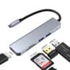 FS16629A (6) USB3.0 HDMI на USB Type C, SD TF 5 в 1 концентратор Combo