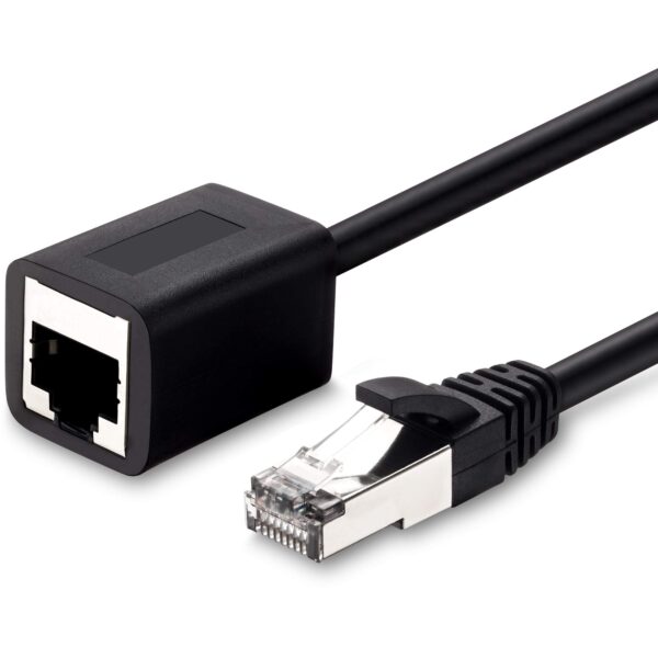 Ethernet-Verlängerungskabel mit geschirmtem RJ45-Stecker