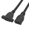 FSP1000C (1) كابل HDMI أنثى إلى أنثى 4K مثبت على اللوحة