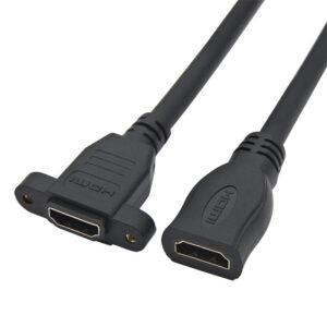 HDMI-Buchse auf Buchse, 4k-Panelmontagekabel