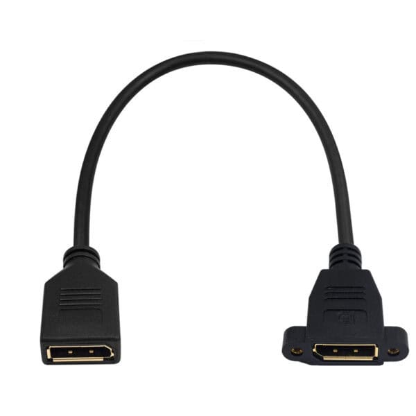 كابل محول DisplayPort أنثى مثبت على اللوحة