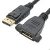 FSP1021 (2) DisplayPort 1.4 Panel Mount Extension Cable