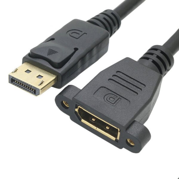 كابل تمديد DisplayPort 1.4 للتركيب على اللوحة
