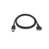 ФСП1081 (1) Кабель USB 3.0 A - USB C Male для монтажа на панель с двумя винтами