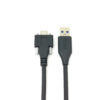 ФСП1081 (7) Кабель USB 3.0 A - USB C Male для монтажа на панель с двумя винтами