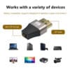 FS12204B (3) محول توصيل DisplayPort إلى Mini DisplayPort أنثى بدقة 8K
