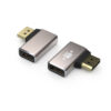 FS12207R アングル型 DisplayPort から DisplayPort メスへのアダプタ