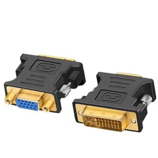 وصلة محول DVI 24+5 ذكر إلى VGA 15Pin أنثى