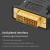 FS14103 (5) وصلة محول DVI 24+5 ذكر إلى VGA 15Pin أنثى