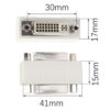 FS14106-3 وصلة محول DVI-I 24+5 أنثى إلى DVI-I 24+5 أنثى