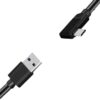 FS16107A (2) كابل زاوية USB 3.0 A ذكر إلى USB C ذكر
