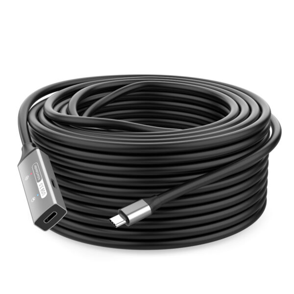 كابل تمديد USB Type C ذكر إلى أنثى مكرر نشط