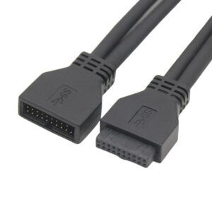 Câble de carte mère USB 3.0 mâle vers femelle 20 broches