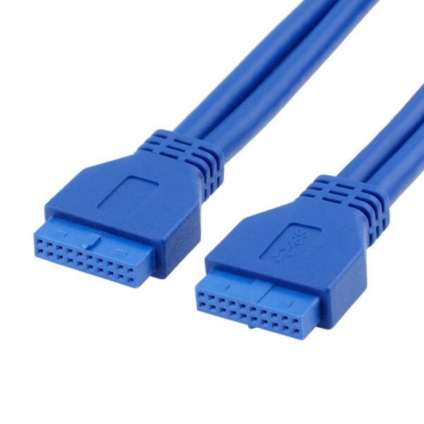 كابل USB 3.0 20Pin أنثى إلى أنثى للوحة الأم
