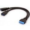 ФС16125-4 Двойной USB 3.0 Female to Motherboard 20Pin Header Cable