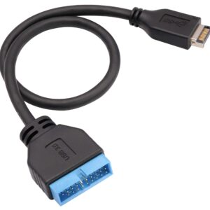 كابل توصيل USB 3.1 Type-E باللوحة الأمامية إلى كابل توصيل USB 3.0 20 سنًا