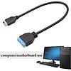 FS16129-7 USB 3.1 Typ-E Frontpanel-Header auf USB 3.0 20-Pin-Header-Kabel