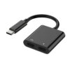 FS16608C (1) محول صوت USB Type-C ذكر إلى USB-C أنثى مزدوجة