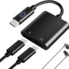 FS16608C (1) محول صوت USB Type-C ذكر إلى USB-C أنثى مزدوجة