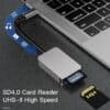 FS16609 (2) USB Type-C - SD 4.0 TFカードリーダー