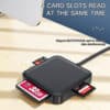 FS16610 (2) Кардридер USB Type-C для SD TF CF MS 4 в 1